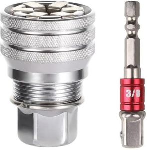 10-19mm Universal Adjustable Socket Wrench Multifunctional Sleeve For 3/8" Ratchet Torque Wrench Electric Drill Hand Tool