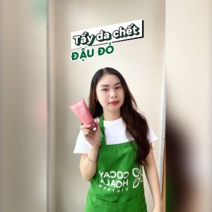 Tẩy Da Chết Đậu Đỏ 2in1 Cỏ Cây Hoa Lá Mặt Nạ Dưỡng Da Cấp ẨmTẩy Da Chết Cho Mẹ Bầu 150g