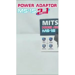 CHARGER ADAPTOR MS-15 CHARGER SENTER POWER ADAPTOR 2 in 1 - Adaptor charger MS 15