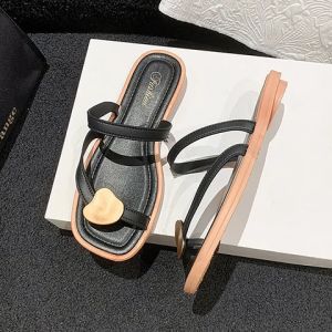 DMshoes  สุดคิ้วท์ รองเท้าแตะแฟชั่นสำหรับคุณผู้หญิง ดีไซน์รองเท้าสุดน่ารัก พื้นบางเรียบนิ่มแต่เพิ่มความลูกเล่นด้วยสายด้านหน้า มีสี 4 พร้อมส่งสุดๆ