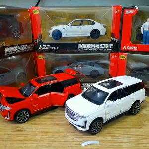 Đồ chơi xe mô hình ô tô Cadillac Escalade tỉ lệ 1:32 xe bằng kim loại có âm thanh và đèn mở các cửa - xe đồ chơi trẻ em