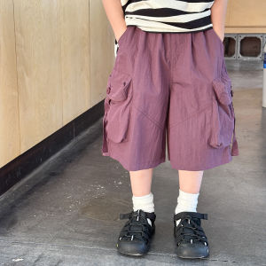 Quick Dry Thin Loose Casual Boys Cargo Shorts