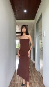 CLOTHINGHUB BLACK DYESEBEL MERMAID DRESS