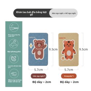 CAROTE | Bọt Biển Đa Năng Hai Mặt Với Bột Sợi Gỗ Cho Rửa Chén