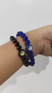New Elegant  Padre Pio Bracelet with Glass Beads - Fashion Jewelry