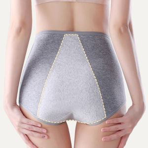 3PCS Leak Proof Menstrual Panties Women Period Underwear High Waist Physiological Underwear Cotton Briefs Lingerie M-XL