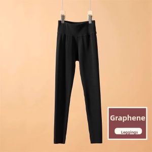 ZISU | Thermal Underwear Set For Women With Chest Pad Graphene Heating Thermal Insulated