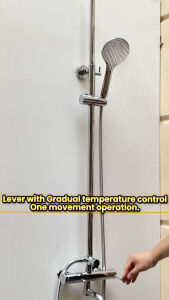 FLUXO - SHOWER SET 3 in 1 GRANDIAS SERIES PREMIUM MATERIAL BRASS H59 NEW 2025