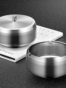 WEIMEIYUAN | Stylish Luxury Anti-Smoke Flying Covered Ashtray Large