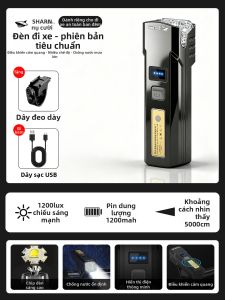 CRISPI | Đèn Trước Xe Đạp Sáng Bền Lâu