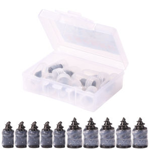 Bike Puncture Repair Nails 10pcs Universal Tubeless Rubber Set for Bicycle Tire Maintenance and Repair