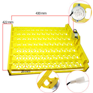 154 Eggs Incubator Automatic Eggs Turning Tray Bird Duck Chicken Eggs Hatching Machine 12V 220V Rotating Incubator Trays
