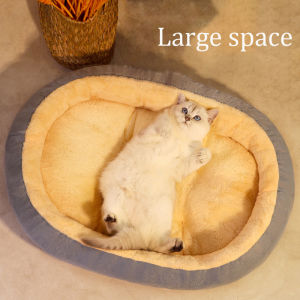 Plush Dog Bed Cat Bed Large Mat Warm Washable Pet Bed Universal Tidur Kucing Lembut Selesa 猫床狗床