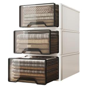 Joybos | Transparent Thick Drawer Clothes Storage Box