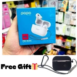 POPO SMART PRO BUDS HIGH QUALITY SOUND GOOD AND EFFECTS STOCK READY SOFT RUBBER