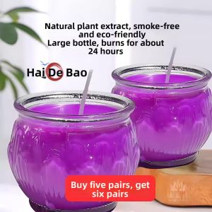 Jiaxun | Smokeless Odorless Purple Lotus Oil Lamp