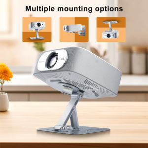 Salange | Universal 1/4 Inch Screw Interface Mini Projectors Bracket Desktop Projector Holder Stand Table Mobile Projector Wall Mount Fold