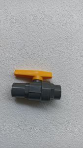 [ FERRUM ] Ball Valve Plastik Stop Kran PVC Lafuma Putaran Ringan 1/2"  3/4"  1" Inch