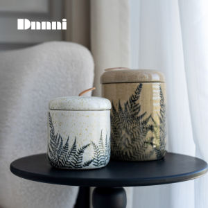 Dnnni โถเก็บของมีลวดลายใบไม้สไตล์ฝรั่งเศสโบราณโถงห้องนอนห้องนั่งเล่นในบ้านสำหรับตกแต่งห้อง