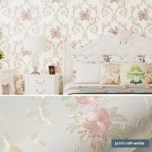 American Style Retro Countryside Wallpaper Self Adhesive 3D Bedroom Wall Refurbishment Decorative Stickers for Small Rooms