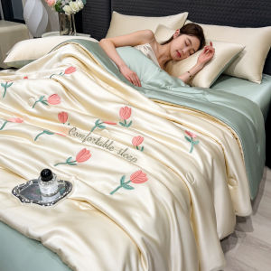 JoynCleon | Cooling Silk Air Conditioner Blanket 1.5m x 2m