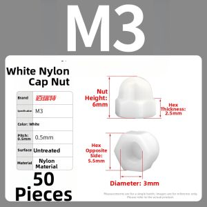 BAIRUITE | Round Dome Nylon Screw Cap