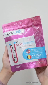 DR.LAB W Probiotics ผลิตภัณฑ์เสริมอาหารเสริม โพรไบโอติก โปรไบโอติก สำหรับผู้หญิง แลคโตบาซิลลัส ปรับสมดุลร่างกาย