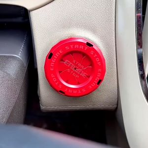 MOTEX Car Moto Engine Start Stop Button Cover Ignition Switch Blade-type Rotatable Protection Cap Interior Decoration Decor Sticker