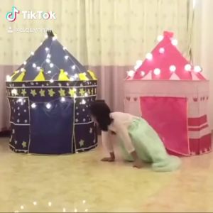 Lều Công Chúa Hoàng Tử Cho Các Bé Chất Liệu Siêu Bền Hình Dáng Lâu Đài Hàng Cao Cấp Thiết Kế Đẹp Mắt Đáng Yêu Cho Bé.