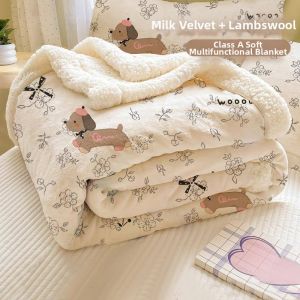 Thick Double-Layer Flannel Blanket