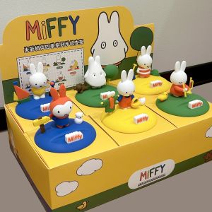 Miffy Four Seasons Companion Blind Box Phone Holder Stand Mystery Box Anime Cute Rabbit Figure Desktop Decoration Ornament