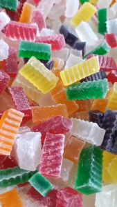 Manisan Agar-Agar Kering Kue Lebaran Kemasan Toples Kotak Minimalis 600Gr