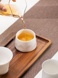 Yipin Qiantang Dehua Yangliyu White Porcelain Gongfu Tea Set Single Cup Master Cup Handmade Ceramic Tea Cup Tasting Cup