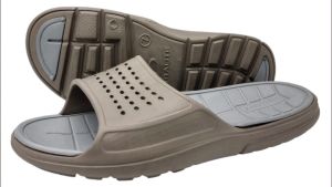 Duralite Hector Men's Lightweight and Waterproof Non-Slip Open-Toe Rubber Slippers/Flipflops