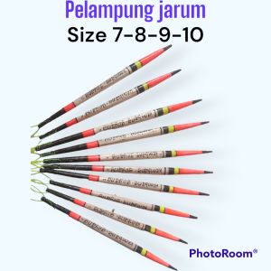 pelampung jarum red 12 pics