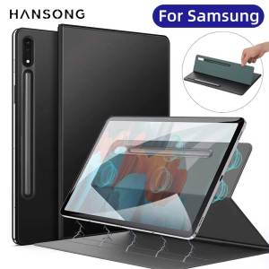 For Samsung Tab S6 Case Galaxy Tab S9 FE S8 S9 Ultra S8 S10 Plus  S8 S7 FE S7 Plus S7 S6 Lite S6 Cover With Stand/Pen Holder