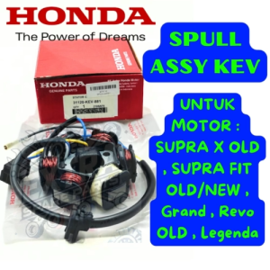 SPULL ASSY SET KEV FULSER ASLI HONDA AHM SUPRA OLD/Supra Fit/Grand/Revo OLD/Legenda ASLI 100% ORI  .