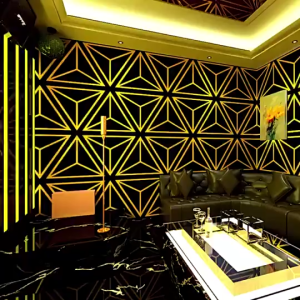 COD Wallpaper Sticker Dinding Permata 3D Elegan Panjang 8 Meter X 45 Cm