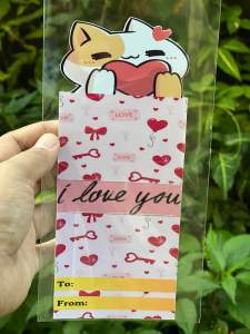 VALENTINES DAY GIFT IDEA Theme CHOCO AND PEN SLEEVE w/ FREE PLASTIC