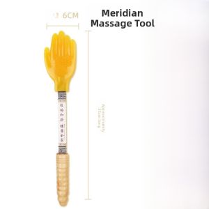 Silicone Massage Stick Meridian Health Slap Deduct Hand Slap Slap Back Slap Board Special Massage Stick Mechanical Control