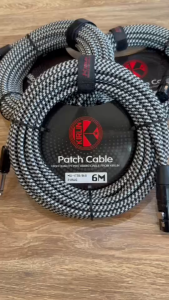 สายไมโครโฟน KIRLIN รุ่น MW-472B / MW-470 ยาว 6/10 เมตร สายถักทนทาน รับสัญญาณเสียงได้ดี ใช้งานได้ยาวนาน