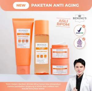 Bening’s New Packaging All Series Paketan Dasar Skincare Benings Clinic Semua Variant by dr. Oky Pratama