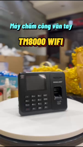 Máy Chấm Công Vân Tay Mini TM8000WIFI Thiết Kế Nhỏ Gọn Nhận Diện Siêu Nhạy