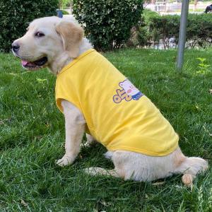 Summer Thin Vest Dog Clothes Breathable Golden Retriever Labrador Border Collie Summer Clothes Pet Supplies Dog Clothing