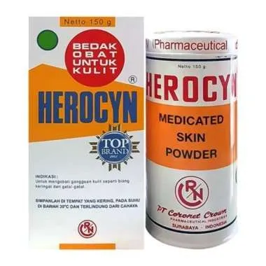 Herocyn Bedak Obat Kulit/Baby Powder.