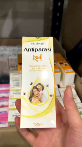 Dầu Gội Diệt Chí Antiparasi 3in1 100ml | Cho Bé Và Người Lớn Sạch Chấy Chí Giảm Ngứa Da Đầu Dịu Nhẹ