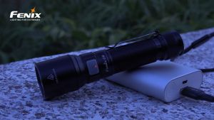 FENIX C6 V3.0 Luminus SST40 LED Tactical Flashlight 1500 Max Lumens 300m Max Distance with 2600mAh 18650 Rechargeable Li-ion Battery