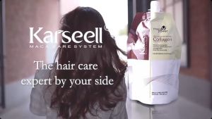 Karseell Masker Rambut Keratin Smoothing / Kemasan Refill Maca Collagen Essence Repair - 500ml