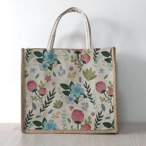 Túi Xách Vải Lanh Cotton Phong Cách Hàn Quốc Dung Tích Lớn Túi Xách Thời Trang Đi Làm Túi Xách Thường Ngày Cho Nữ