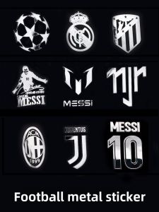 Football Fans Supplies Luggage Mobile Phone Sticker Barcelona Real Madrid AC Milan Beijing Guoan Team Badge Fan Gear